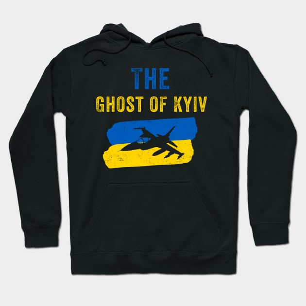 I Support Ukraine Shirt Pray For Ukraine The Ghost of Kyiv Hoodie by fadi1994